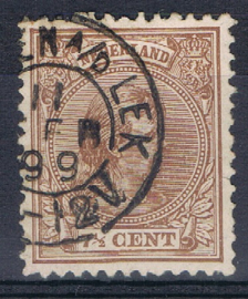 NEDERLAND 1891 NVPH 36 GESTEMPELD KRIMPEN AD LEK ++ D 239