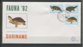 REP. SURINAME ZBL FDC E058B SCHILDPADDEN