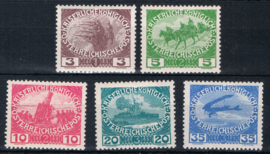 OOSTENRIJK 1915 ANK 180-184 ++ S 178