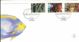 ARUBA 1990 FDC E 026 ONDERWATER