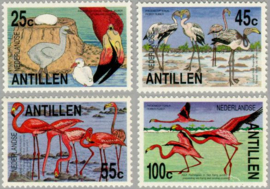 ANTILLEN 1985 NVPH SERIE 798 BIRDS VOGELS FLAMINGO