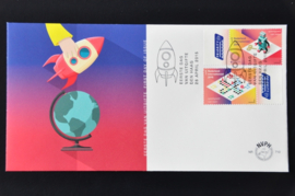 NEDERLAND NVPH FDC E 710-711 SPEELGOED