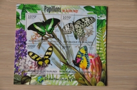 REP. BURUNDI VLINDERS BUTTERFLIES PAPILLONS ++ M1-73