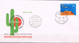 ANTILLEN 1964 FDC E 32e OPEN