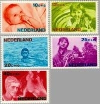 NEDERLAND 1966 NVPH SERIE 870 KINDERZEGELS