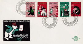 NEDERLAND 1967 FDC E87 OPEN KLEP ++ VOORBEELD SCAN