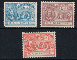 NEDERLAND 1907 NVPH 87-89 ONGEBRUIKT ++ G 461