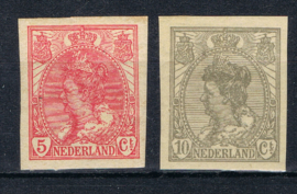 NEDERLAND 1923 NVPH 082-083 ONGEBRUIKT ++ F 384