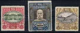 OOSTENRIJK 1910 ANK 161-177 KAISER FRANZ JOSEPH ++ M1 029