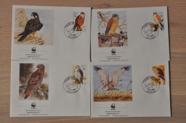 228 ++ FDC WWF WNF WERELD NATUUR FONDS ++ MALTA VOGELS BIRDS