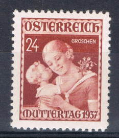 OOSTENRIJK 1937 ANK 638 MUTTERTAG ++ L 022