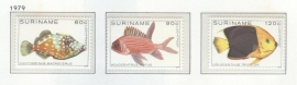 REP. SURINAME 1979 ZBL SERIE 177 VISSEN FISHES