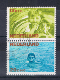 NEDERLAND 1966 NVPH 870-874 GEBRUIKT COMBINATIE ++ L 582