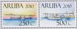 ARUBA 2010 NVPH SERIE 438 VLIEGTUIG AIRPLANE