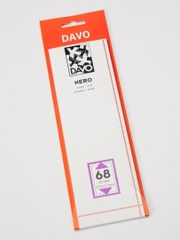 DAVO NERO STROKEN MOUNTS N68 (215 x 72) 10 STK/PCS