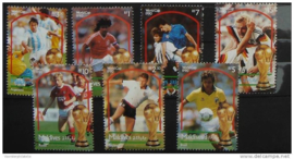 MALEDIVEN 1990  MCHL 1488-1494 VOETBAL ++ F 320