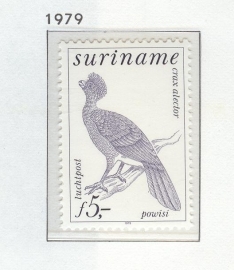 REP. SURINAME 1979 ZBL SERIE 156 VOGELS BIRDS