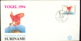 REP. SURINAME ZBL FDC E172 VOGELS