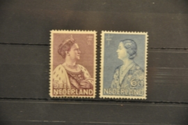 NEDERLAND 1934 NVPH 265-66 ONGEBRUIKT ++ P 224