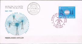 ANTILLEN 1965 FDC E 35e OPEN