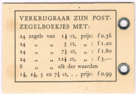 POSTZEGELBOEKJE 1941  PZB PZ 52 POSTFRIS ++ C 310