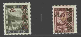 OOSTENRIJK 1947 ANK 844-845
