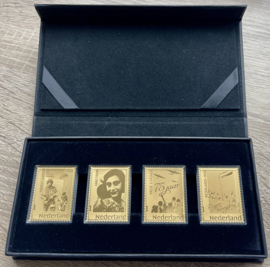 NEDERLAND GOUDEN ZEGELS 75 JAAR EINDE 2E WO LIMITED EDITION