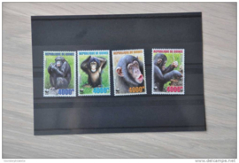 D 021 ++ WWF REP. DE GUINEE MONKEY CHIMPANSEE SIGNE