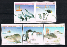 ANTARCTICA AUSTRALIË 1992 PINGUIN ALBATROS DOLFIJN  ++ F 297