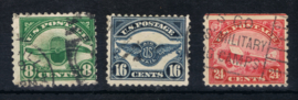 USA 1923 LUCHTPOST MCHL 286-288 ++ D(B) 200