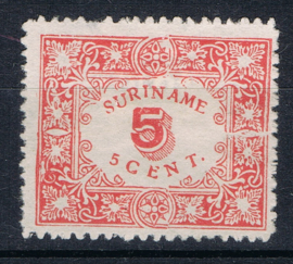 1909 NVPH 58 doorgestoken  ++ Q 333