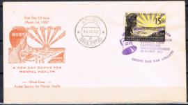 ANTILLEN 1957 FDC E 01 A OPEN