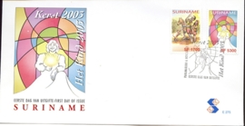 REP. SURINAME ZBL FDC E E275 KIND KERSTMIS