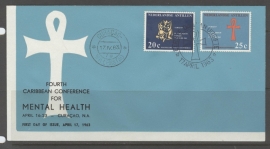 ANTILLEN 1963 FDC E 24C