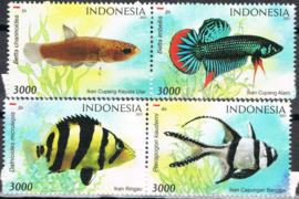 INDONESIË 2021 ZBL 3765/3768  VISSEN