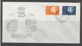 ANTILLEN 1962 FDC E 19B GESLOTEN