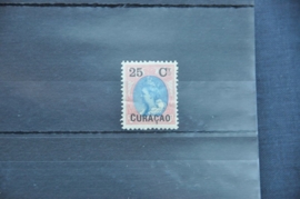 CURAÇAO 1901 NVPH 27 PLAK(REST) ++ Q 241