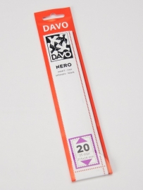 DAVO NERO STROKEN MOUNTS N20 (215 x 24) 25 STK/PCS