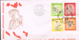 ANTILLEN 1961 FDC E 17B GESLOTEN