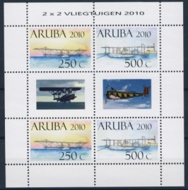 ARUBA 2010 NVPH VEL 438 VLIEGTUIG AIRPLANE