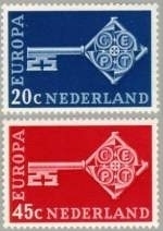 NEDERLAND 1968 NVPH SERIE 906 EUROPA CEPT