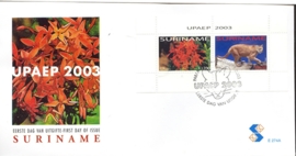 REP. SURINAME ZBL FDC E E274 A UPAEP