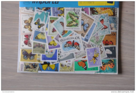 Importa Postzegelpakket 50 vlinders ++ 38