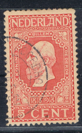 NEDERLAND 1913 NVPH 92 GESTEMPELD ++ J 027