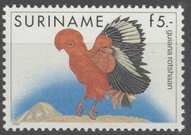 REP. SURINAME 1985 ZBL SERIE 470 VOGELS BIRDS