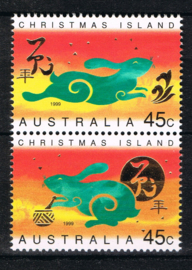 CHRISTMAS ISLANDS 1999 JAAR V/D HAAS ++ F 300