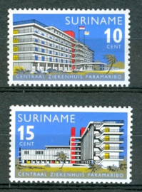 SURINAME POSTFRIS NVPH 447-48 ZIEKENHUIS