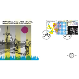NEDERLAND NVPH FDC E 885 AB IMMATERIEEL CULTUREEL ERFGOED