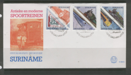 REP. SURINAME ZBL FDC E094 AB TREINEN