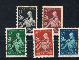 NEDERLAND 1938 NVPH 313-317 GEBRUIKT ++ (S) LEES